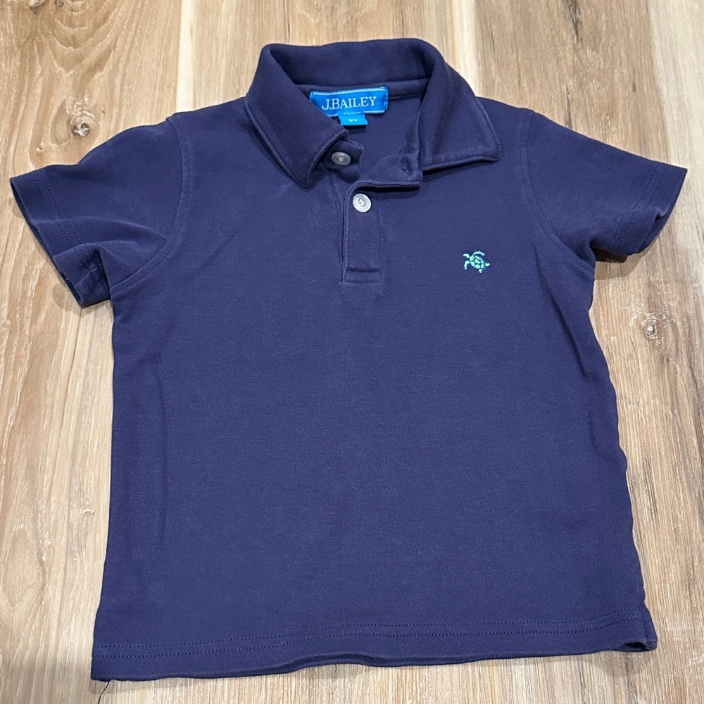 J.Bailey Navy Blue Kids Polo Shirt